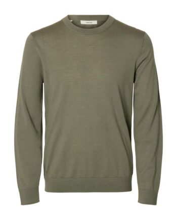 Slhtray Ls Knit Merino Crew Neck No
