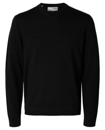 Slhtray Ls Knit Merino Crew Neck No