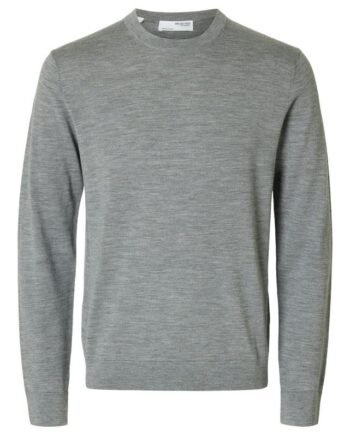 Slhtray Ls Knit Merino Crew Neck No