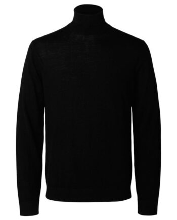 Slhtray Ls Knit Merino Roll Neck No