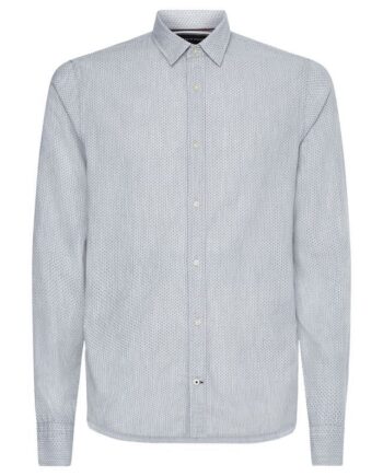 Slim Cashmere Touch Print Shir