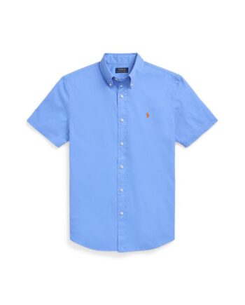 Slim Fit Garment-dyed Twill Shirt