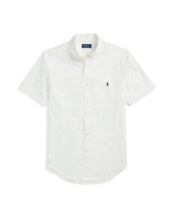 Slim Fit Garment-dyed Twill Shirt