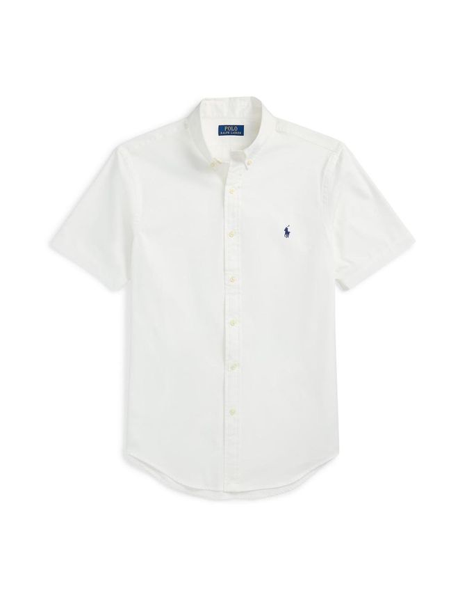 Slim Fit Garment-dyed Twill Shirt