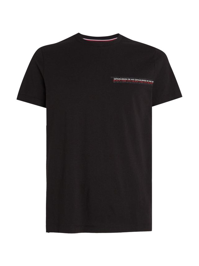 Small Chest Stripe Monotype Tee