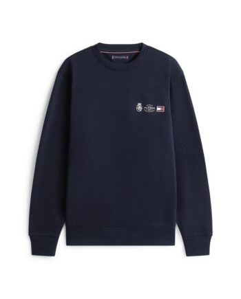 Small Crest Outline Crew Neck