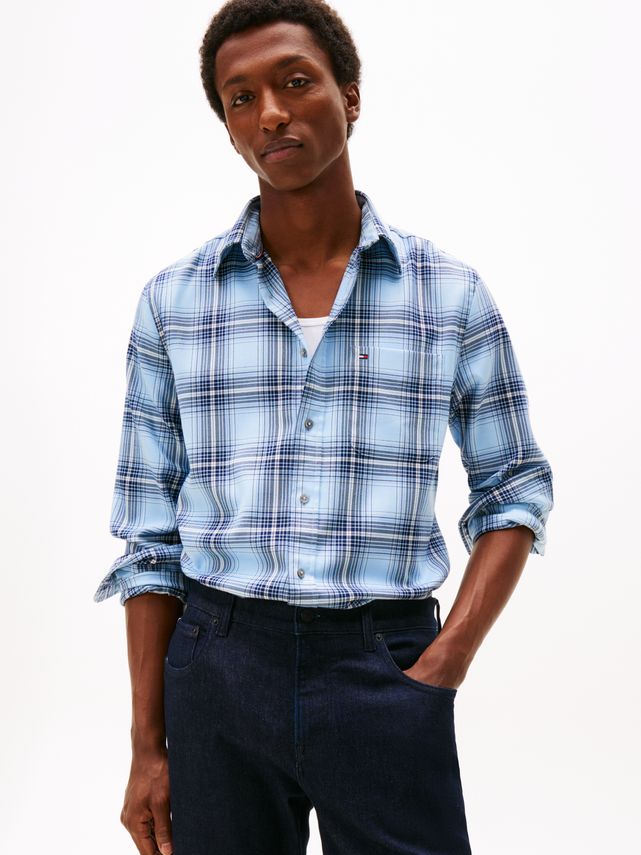 Soft Touch Blnd Checked Rf Shirt