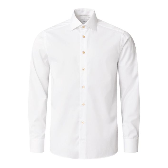 Solid Signature Twill Beige Effect Shirt