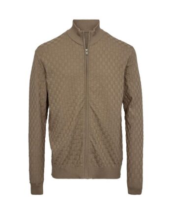 Stand Up Collar Knit Regular Fit