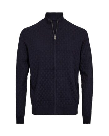 Stand Up Collar Knit Regular Fit