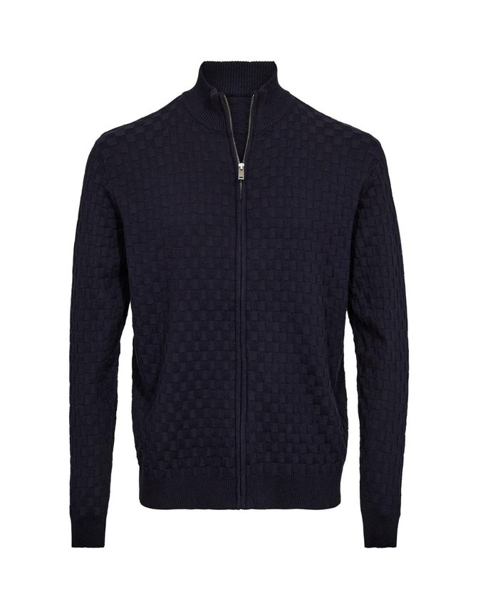 Stand Up Collar Knit Regular Fit