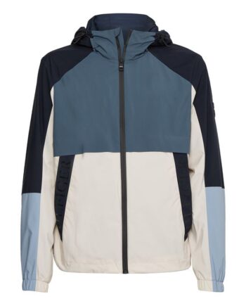 Tech Hooded Block Jacket