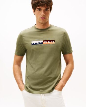 Th Colour Block Graphic Tee
