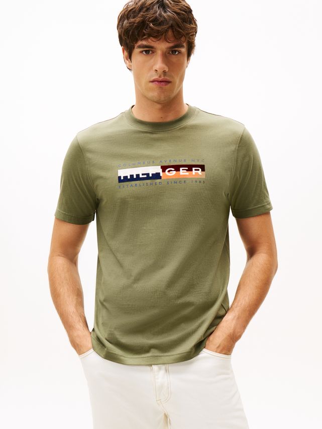 Th Colour Block Graphic Tee