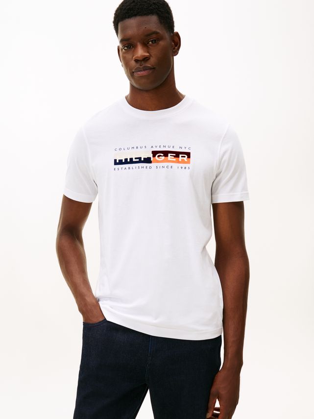 Th Colour Block Graphic Tee