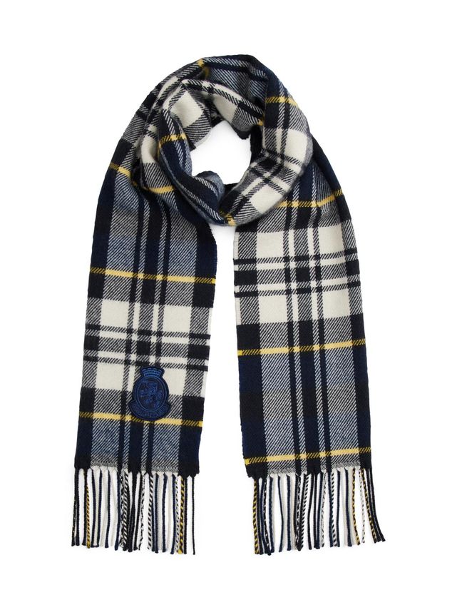 Th Crest Check Scarf