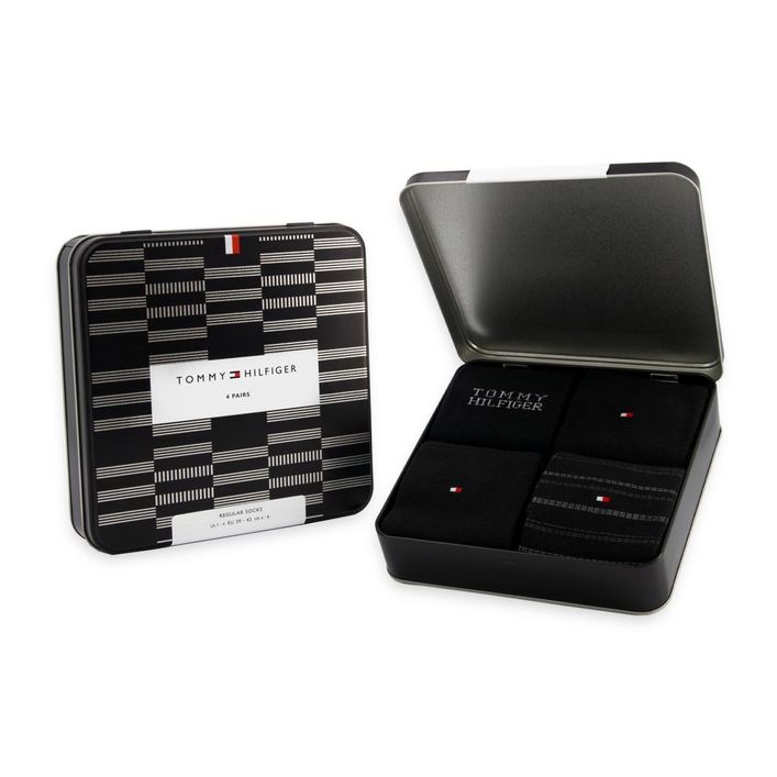 Th Men Sock 4p Tin Giftbox Tommy
