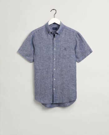 The Linen Shirt Reg Ss  Bd Cap