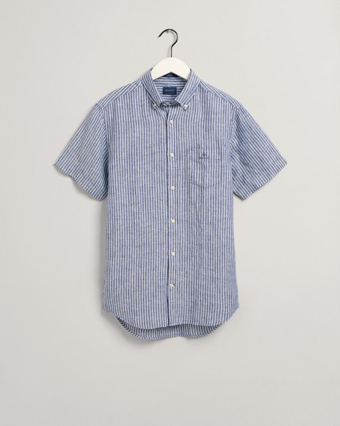 The Linen Stripe Reg Ss Bd Per