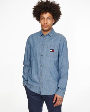 Tjm Chambray Badge Shirt