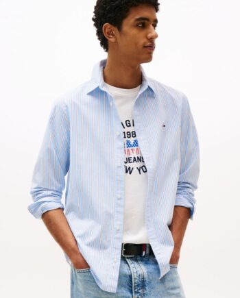Tjm Essnt Poplin Reg Shirt Ext