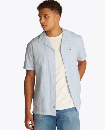 Tjm Linen Blend Camp Ss Ext
