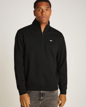 Tjm Reg Fleece   4zip Mock Neck