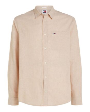 Tjm Reg Linen Blend Shirt