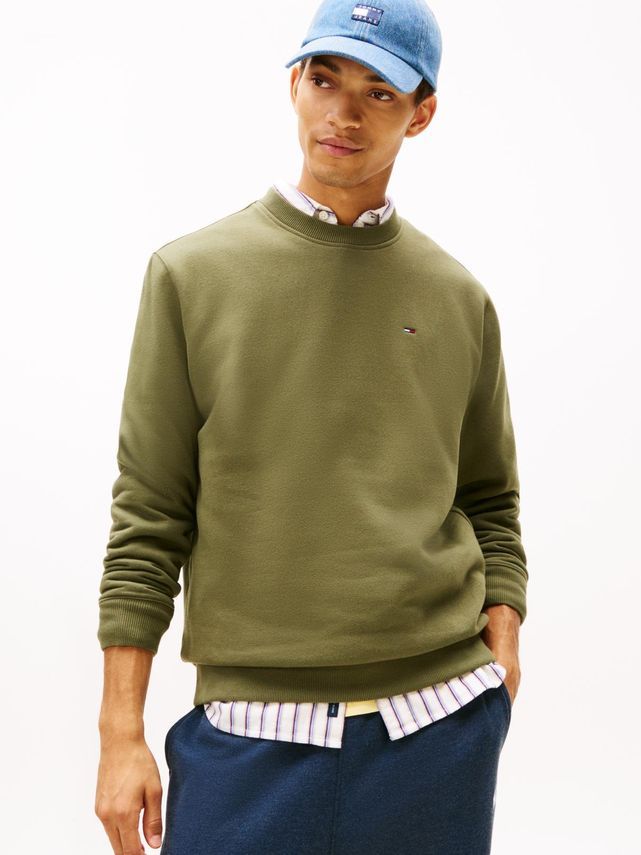 Tjm Reg   Flag Fleece Crew
