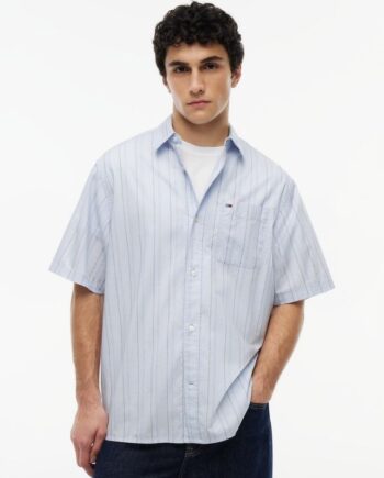 Tjm Rlx Poplin Stripe Ss Shirt