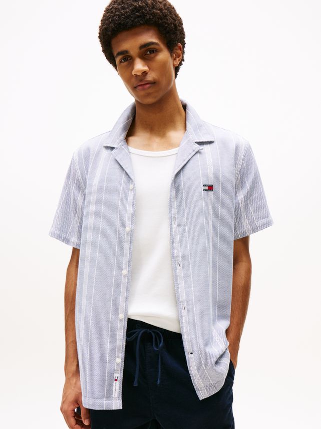 Tjm Textured Reg Camp Shirt Ext