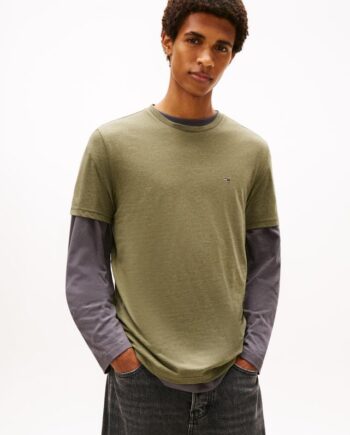 Tjm Xslim Jaspe Htr Tee Ext