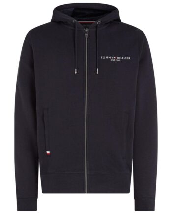 Tommy Logo Fur Lined Hoody