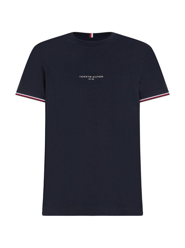 Tommy Logo Tipped Tee