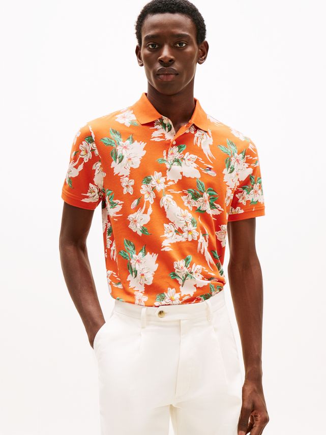 Tropical Aop Pique Reg Polo