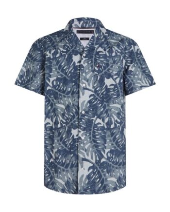 -diffused Foliage Prt Shirt