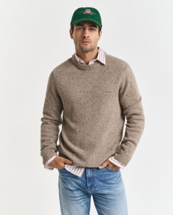 Wool Blend Neps  -neck
