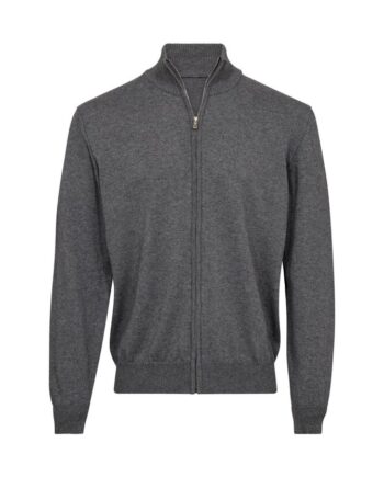 Zip Cardigan Merino Knit Modern Fit