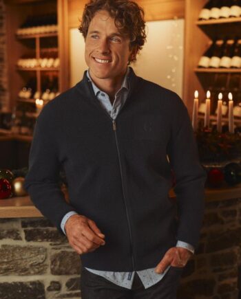 Zip Cardigan Modern Fit