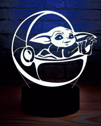 Baby Yoda 3d Lampe The Mandalorian