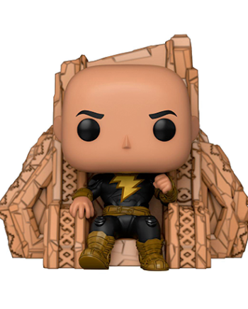 Black Adam Pop  Deluxe Vinyl Figure Black Adam On Throne 10 Cm