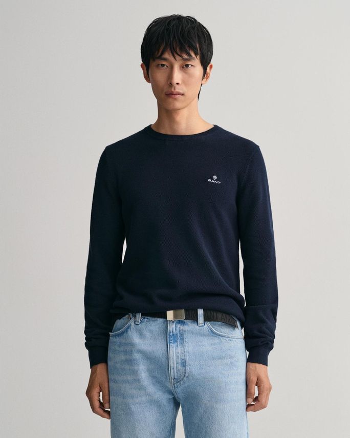 Cotton Pique Crew