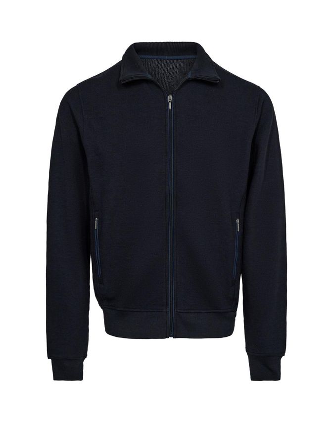 Full Zip Casual Striktrøje