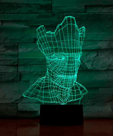 Groot 3d Lampe Guardians Of The Galaxy