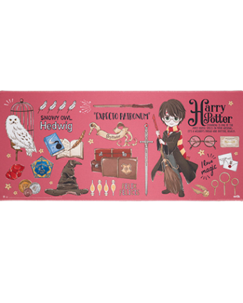 Harry Potter Lyserød Musemåtte 35x80cm