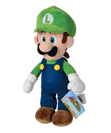 Luigi Bamse 30 Cm Super Mario