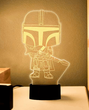 Mando Lampe The Mandalorian 3d Lampe