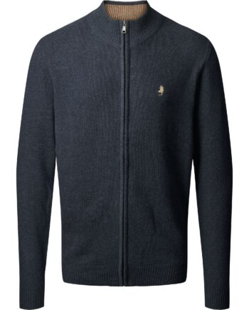 Mcalfie Zip Lambswool Knit