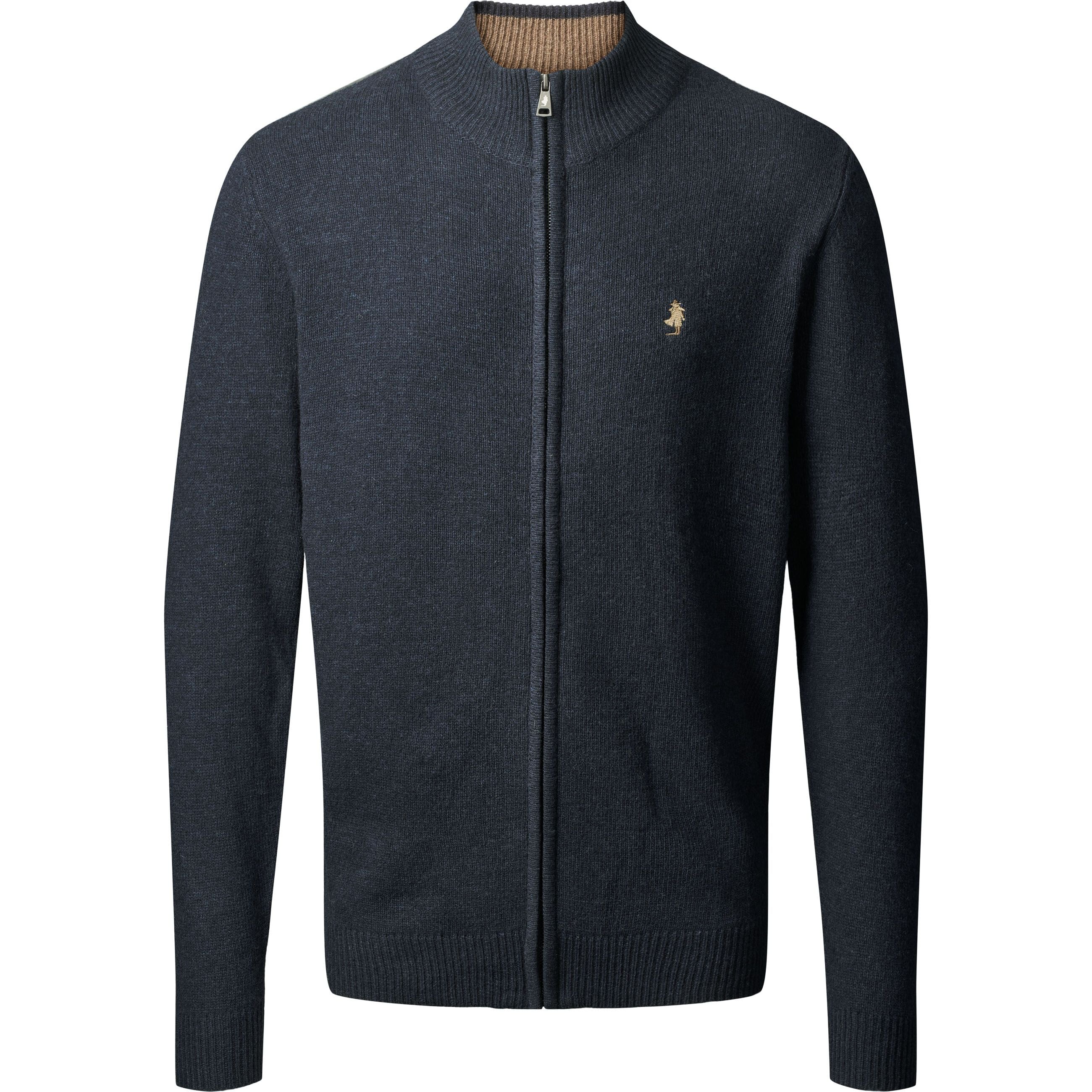 Mcalfie Zip Lambswool Knit