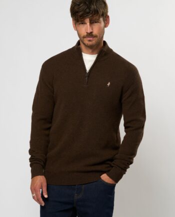 Mcaxel Half-zip Lambswool Knit